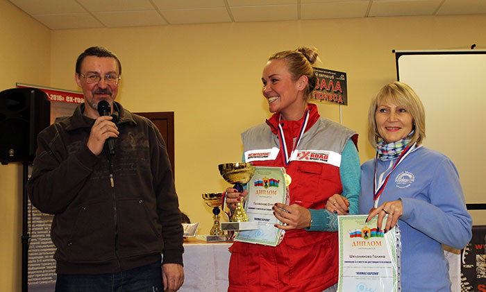 Победители среди женщин Открытого Чемпионата г. Сортавала по спортивному туризму