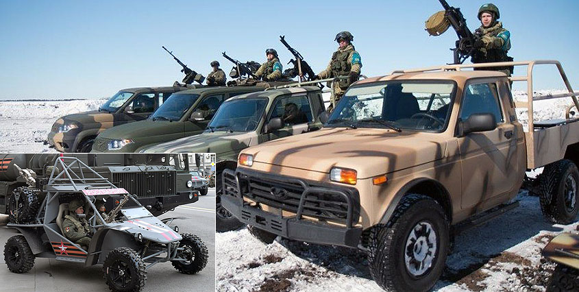 Военные вездеходы: чеченский багги и LADA-пикап