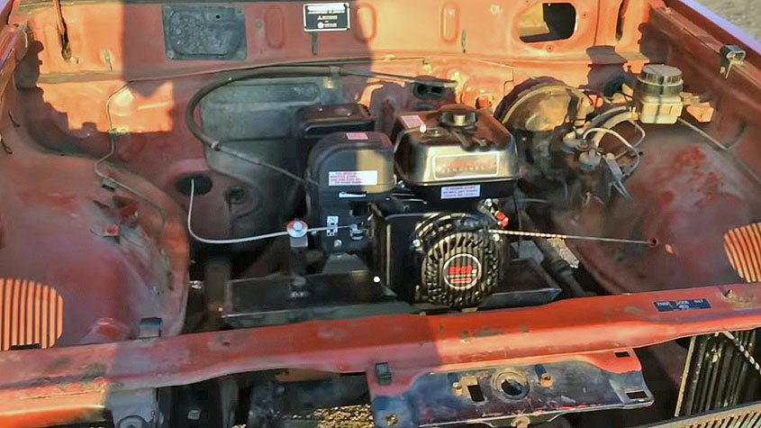 Dodge RAM с мотором от газонокосилки