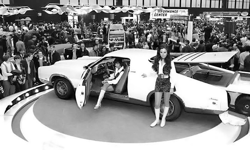Концепт Mercury Montego Cyclone Sportshauler. 1971 год, Ford. На выставке в Чикаго