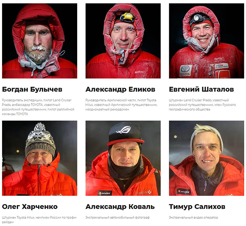 Команда экспедиции «Евразия: От края до края»