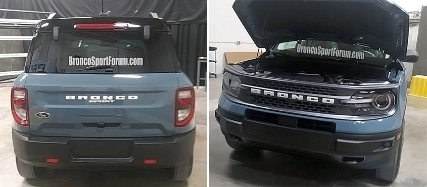 Ford Bronco Sport, снятый в помещениях завода