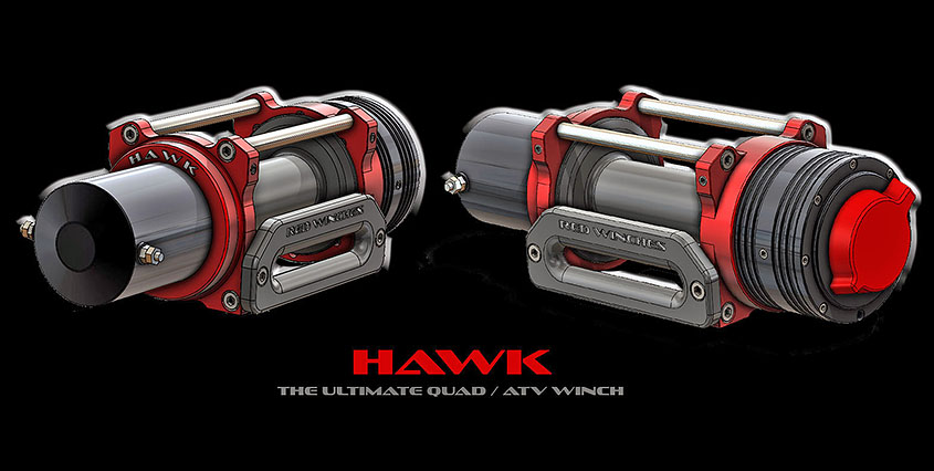Лебёдка Red-Winches Hawk для ATV и квадроциклов