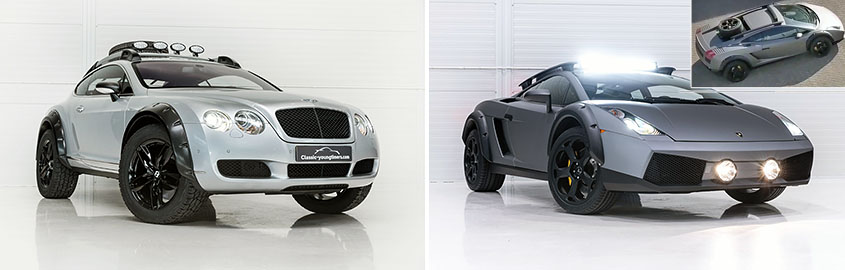 Bentley Continental GT «Off Road» и Lamborghini Gallardo Offroad