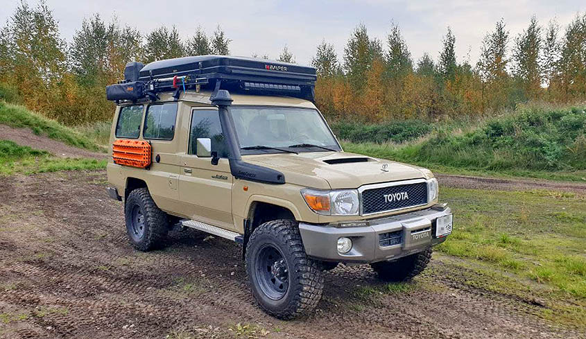 Toyota Land Cruiser 78 стараниями off-road ателье Ex-Road стала семейным экспедиционником